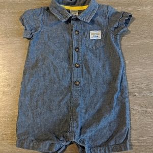 Denim Baby Romper/Bodysuit